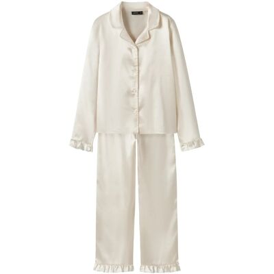 LMTD Nlfnightys Pyjamas Set 158-164 Cream 158-164 LMTD Nlfnightys Pyjamas Set 158-164 Cream 158-164