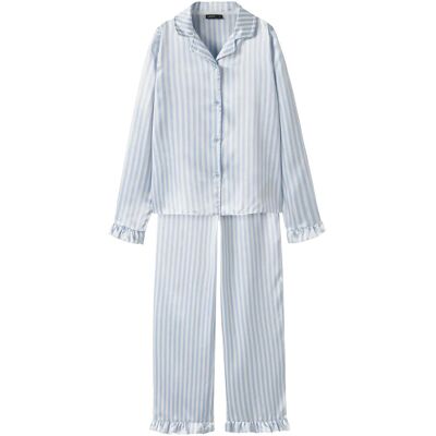 LMTD Nlfnightystripes Pyjamas Set 158-164 Blue 158-164 LMTD Nlfnightystripes Pyjamas Set 158-164 Blue 158-164