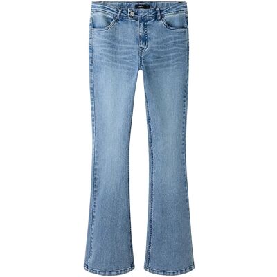 LMTD Nlfrars Dnm Lw S Flared Pant 146 Blue 146 LMTD Nlfrars Dnm Lw S Flared Pant 146 Blue 146