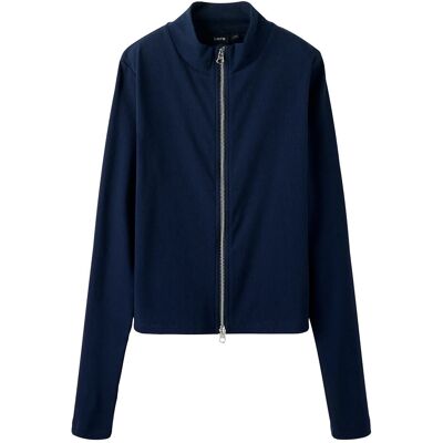 LMTD Nlfhinaja Ls Short S Zip Cardigan 134-140 Navy 134-140 LMTD Nlfhinaja Ls Short S Zip Cardigan 134-140 Navy 134-140