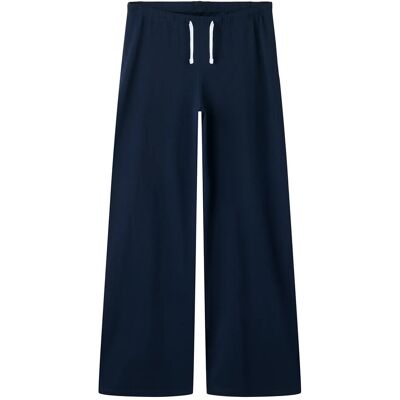LMTD Nlfbenedicte Con Lw Wide Pant 134 White 134 LMTD Nlfbenedicte Con Lw Wide Pant 134 White 134