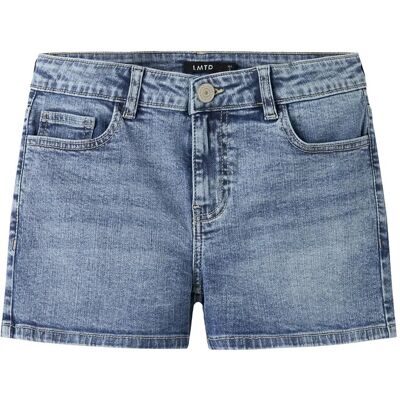 LMTD Nlfbli Dnm Lw Flap Shorts 152 Blue 152 LMTD Nlfbli Dnm Lw Flap Shorts 152 Blue 152