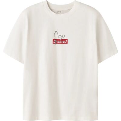 LMTD Nlnaffy Snoopy Ss L Top Box Sky 134-140 Cream 134-140 LMTD Nlnaffy Snoopy Ss L Top Box Sky 134-140 Cream 134-140