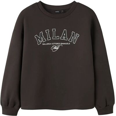 LMTD Nlffaris Ls Loose O-Neck Sweat 134-140 Brown 134-140 LMTD Nlffaris Ls Loose O-Neck Sweat 134-140 Brown 134-140