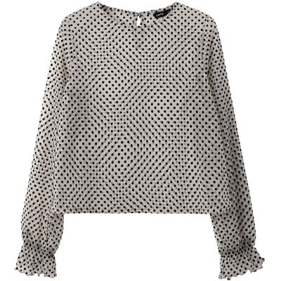 LMTD Nlffledot Ls O-Neck Shirt 158-164 White 158-164 LMTD Nlffledot Ls O-Neck Shirt 158-164 White 158-164