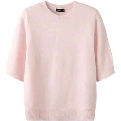 LMTD Nlfbynt Ss Short Knit 134-140 Pink 134-140 LMTD Nlfbynt Ss Short Knit 134-140 Pink 134-140
