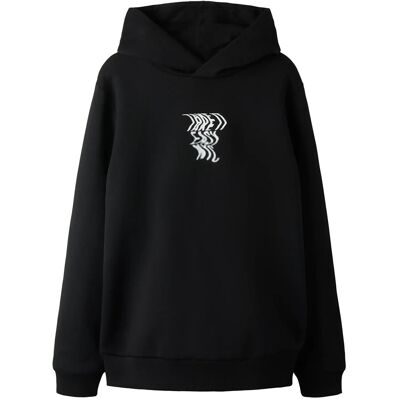 LMTD Nlmtake Ls Sweat W. Hood 158-164 Black 158-164 LMTD Nlmtake Ls Sweat W. Hood 158-164 Black 158-164