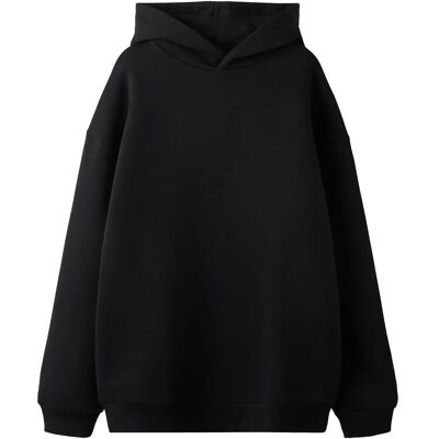 LMTD Nlnrenar Ls Bru Loose Sweat W. Hood 146-152 Black 146-152 LMTD Nlnrenar Ls Bru Loose Sweat W. Hood 146-152 Black 146-152
