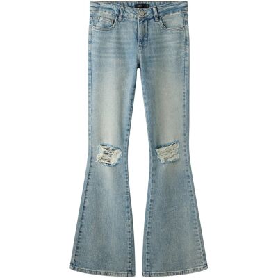 LMTD Nlfbina Usd Dnm Lw Flared Pant 164 Blue 164 LMTD Nlfbina Usd Dnm Lw Flared Pant 164 Blue 164
