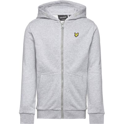 Scott Zip Through Hoodie 128-134 Grey 128-134 Scott Zip Through Hoodie 128-134 Grey 128-134