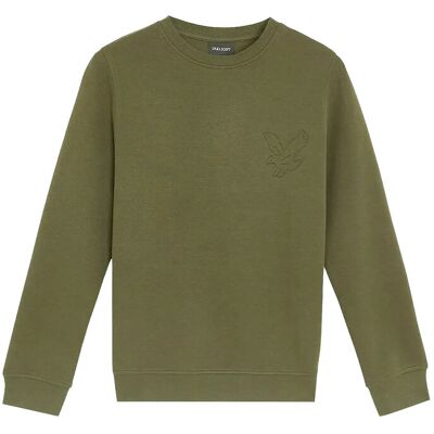 Scott Embossed Eagle Crew Neck 134-140 Green 134-140 Scott Embossed Eagle Crew Neck 134-140 Green 134-140