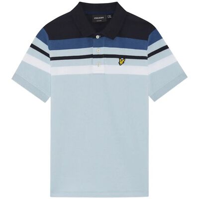 Scott Engineered Stripe Polo Shirt 134-140 Blue 134-140 Scott Engineered Stripe Polo Shirt 134-140 Blue 134-140
