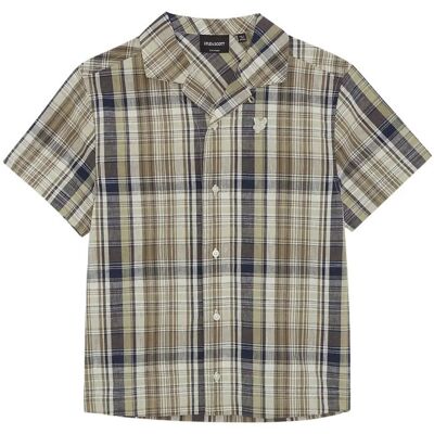 Scott Ss Check Linen Blend Shirt 128-134 Patterned 128-134 Scott Ss Check Linen Blend Shirt 128-134 Patterned 128-134