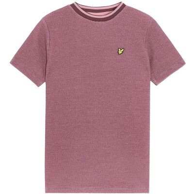 Scott Two Tone Waffle T-Shirt 9-10 Pink 9-10 Scott Two Tone Waffle T-Shirt 9-10 Pink 9-10