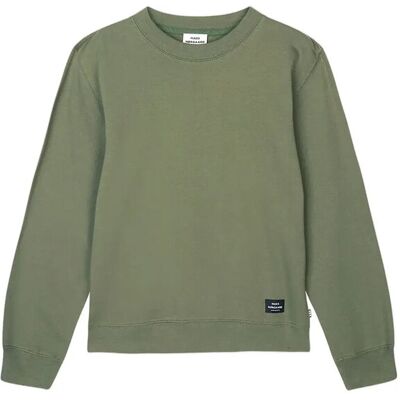 Mads Nørgaard Light Terry Solo Sweatshirt 12 Khaki 12 Mads Nørgaard Light Terry Solo Sweatshirt 12 Khaki 12