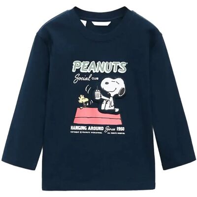 Mango Snoopy Printed T-Shirt 5-6 Navy 5-6 Mango Snoopy Printed T-Shirt 5-6 Navy 5-6