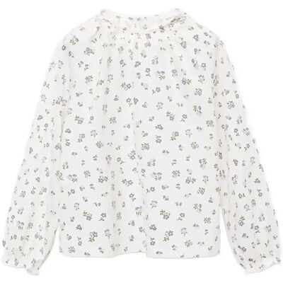 Mango Floral Cotton T-Shirt 18-24M Cream 18-24M Mango Floral Cotton T-Shirt 18-24M Cream 18-24M