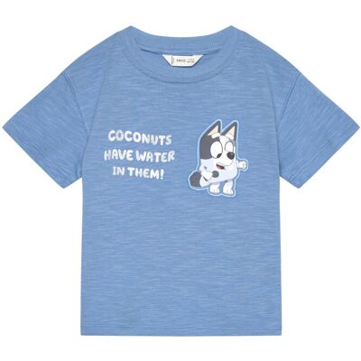 Mango Bluey Printed T-Shirt 18-24M Blue 18-24M Mango Bluey Printed T-Shirt 18-24M Blue 18-24M