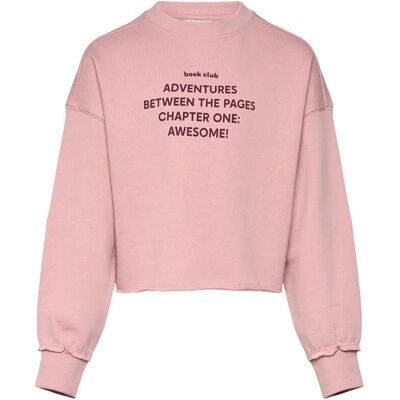 Mango Printed Message Sweatshirt 5-6 Pink 5-6 Mango Printed Message Sweatshirt 5-6 Pink 5-6