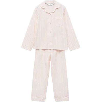 Mango Striped Long Pyjamas 5-6 Pink 5-6 Mango Striped Long Pyjamas 5-6 Pink 5-6
