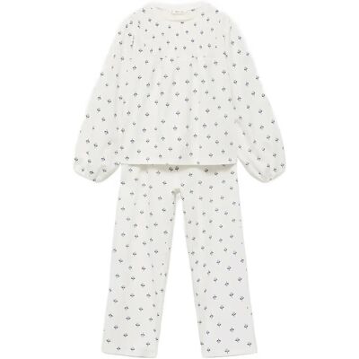 Mango Printed Cotton Pyjamas 9-10 White 9-10 Mango Printed Cotton Pyjamas 9-10 White 9-10