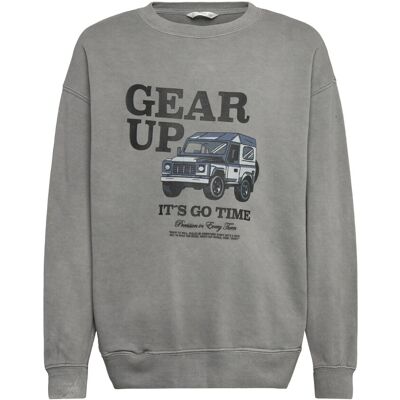 Mango Printed Cotton Sweatshirt 11-12 Grey 11-12 Mango Printed Cotton Sweatshirt 11-12 Grey 11-12