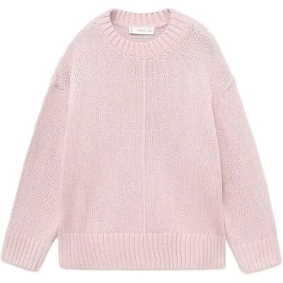 Mango Long-Sleeve Knitted Sweater 9-10 Pink 9-10 Mango Long-Sleeve Knitted Sweater 9-10 Pink 9-10