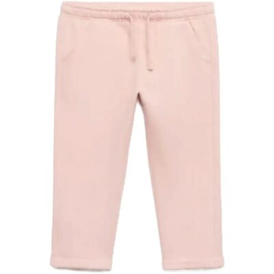 Mango Cotton Drawstring Joggers 2-3 Pink 2-3 Mango Cotton Drawstring Joggers 2-3 Pink 2-3