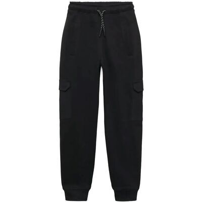 Mango Cargo Joggers With Drawstring 116 Black 116 Mango Cargo Joggers With Drawstring 116 Black 116