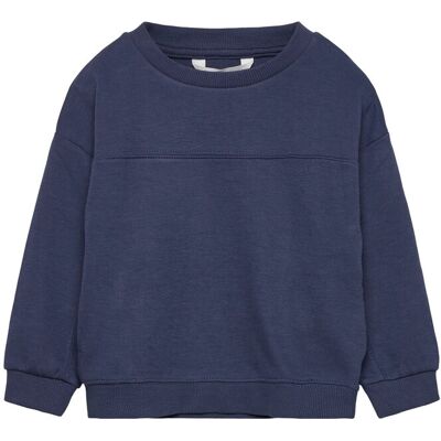 Mango Oversize Cotton Sweatshirt 9-12M Navy 9-12M Mango Oversize Cotton Sweatshirt 9-12M Navy 9-12M