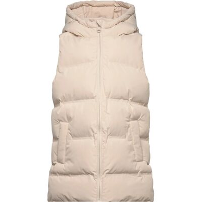 Mango Long Hooded Waistcoat 11-12 Cream 11-12 Mango Long Hooded Waistcoat 11-12 Cream 11-12