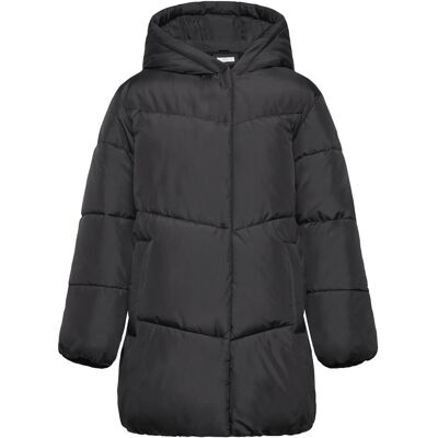 Mango Hood Puffer Coat 146 Black 146 Mango Hood Puffer Coat 146 Black 146