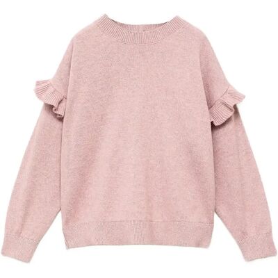 Mango Ruffle Knitted Sweater 12-18M Pink 12-18M Mango Ruffle Knitted Sweater 12-18M Pink 12-18M