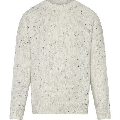 Mango Flecked Wool Sweater 11-12 Cream 11-12 Mango Flecked Wool Sweater 11-12 Cream 11-12