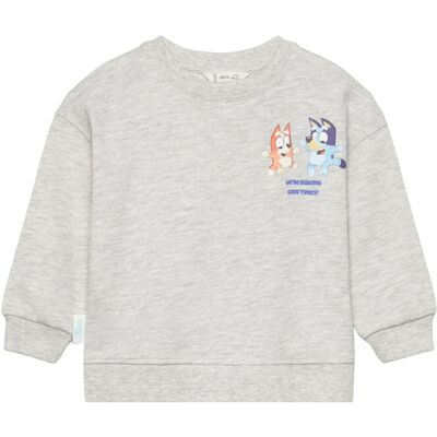 Mango Bluey-Print Sweatshirt 18-24M Grey 18-24M Mango Bluey-Print Sweatshirt 18-24M Grey 18-24M