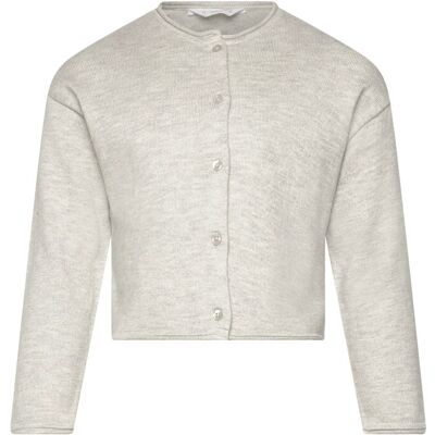 Mango Knitted Button Cardigan 9-12M Grey 9-12M Mango Knitted Button Cardigan 9-12M Grey 9-12M
