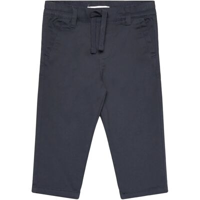 Mango Drawstring Cotton Trousers 12-18M Black 12-18M Mango Drawstring Cotton Trousers 12-18M Black 12-18M