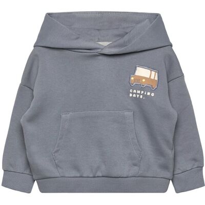 Mango Embroidered Hoodie 9-12M Blue 9-12M Mango Embroidered Hoodie 9-12M Blue 9-12M