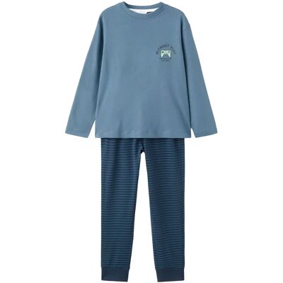 Mango Printed Long Pyjamas 9-10 Blue 9-10 Mango Printed Long Pyjamas 9-10 Blue 9-10