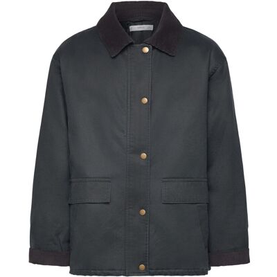 Mango Waxed-Effect Parka 128 Khaki 128 Mango Waxed-Effect Parka 128 Khaki 128