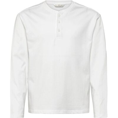 Mango Buttoned Cotton T-Shirt 5-6 White 5-6 Mango Buttoned Cotton T-Shirt 5-6 White 5-6