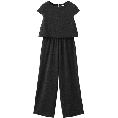 Mango Lurex Long Jumpsuit 5-6 Black 5-6 Mango Lurex Long Jumpsuit 5-6 Black 5-6