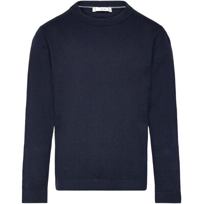 Mango Essential Cotton-Blend Sweater 9-10 Navy 9-10 Mango Essential Cotton-Blend Sweater 9-10 Navy 9-10