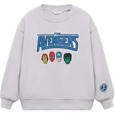 Mango Avengers Cotton Hoodie 9-10 Cream 9-10 Mango Avengers Cotton Hoodie 9-10 Cream 9-10