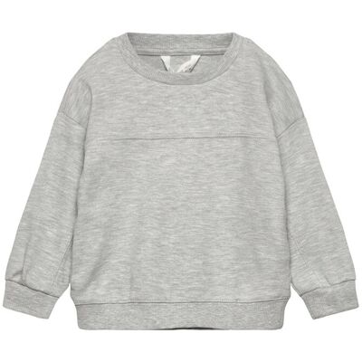 Mango Oversize Cotton Sweatshirt 3-4 Grey 3-4 Mango Oversize Cotton Sweatshirt 3-4 Grey 3-4