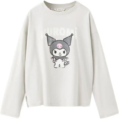 Mango Kuromi T-Shirt 11-12 Grey 11-12 Mango Kuromi T-Shirt 11-12 Grey 11-12