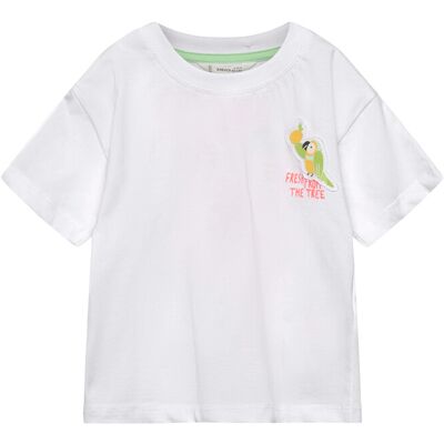 Mango Embroidered Detail Cotton T-Shirt 18-24M White 18-24M Mango Embroidered Detail Cotton T-Shirt 18-24M White 18-24M
