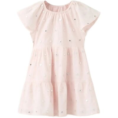 Mango Flowy Dress With Sparkle Details 12-18M Pink 12-18M Mango Flowy Dress With Sparkle Details 12-18M Pink 12-18M