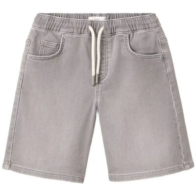Mango Elastic Waist Denim Bermuda Shorts 116 Grey 116 Mango Elastic Waist Denim Bermuda Shorts 116 Grey 116