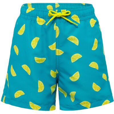 Mango Lemon-Print Swimming Trunks 9-10 Blue 9-10 Mango Lemon-Print Swimming Trunks 9-10 Blue 9-10